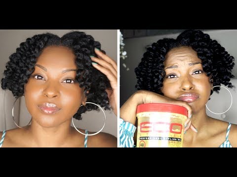 The best Twist and Curl Tutorial 4b/4c hair & Eco...