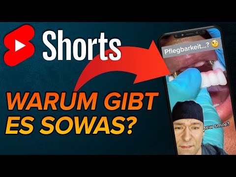 Denture with artificial gums #shorts