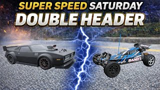 AMAZING Double Header RC Speed Runs! Traxxas & Serpent Cars
