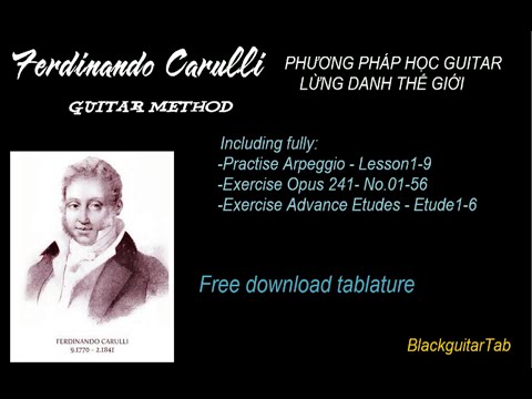 Ferdinando Carulli Guitar Method-The World Famous Guitar Learning Method