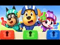 The Escape Room Challenge | Funny Cartoons for Kids | Police Cartoon | Sheriff Labrador
