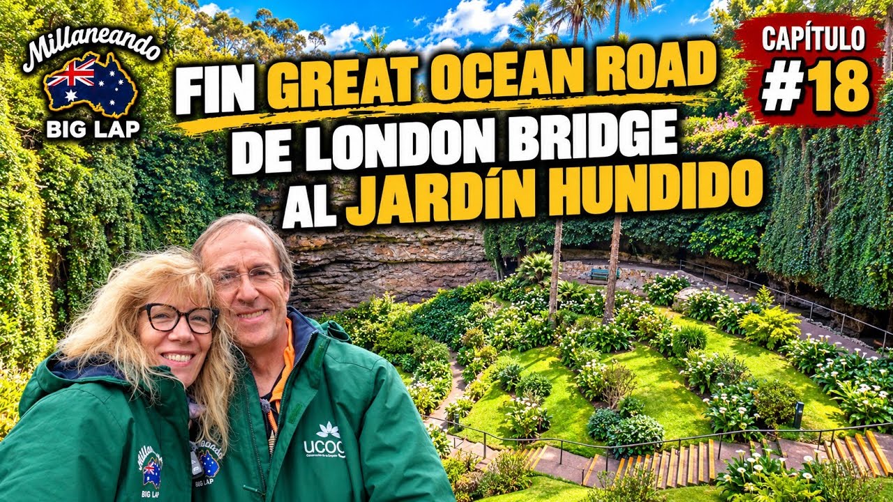 🇦🇺 ¡UN JARDÍN BAJO TIERRA! 😱 Great Ocean Road y Mount Gambier #18 | Millaneando por Australia 🚐🌍