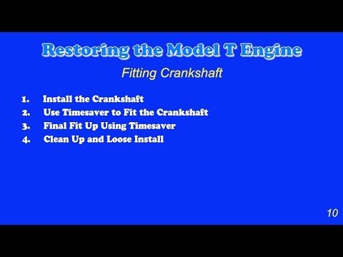 Engine 10 Install Crankshaft
