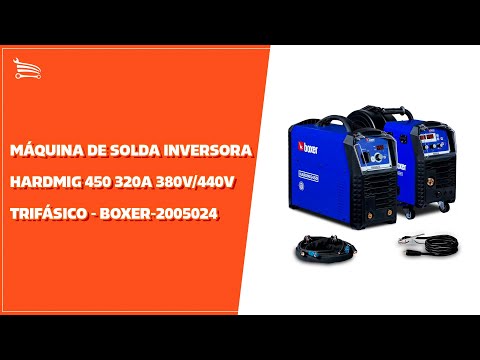 Máquina de Solda Inversora HardMig450 450A 380V Trifásico - Video