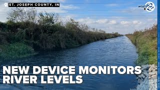 New river monitoring system measures rising and falling water levels