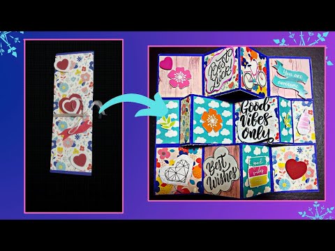 Beautiful Handmade Greeting Card | Best Wishes Pop-up Card | DIY | Fadis