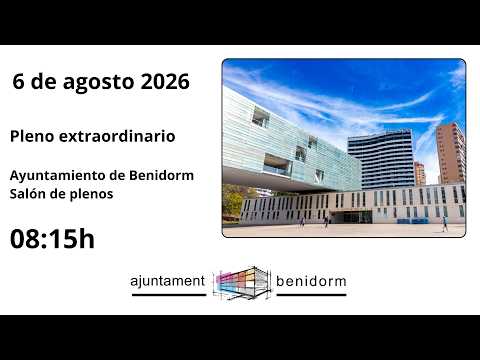 Video - Pleno Extraordinario nº 13/2026