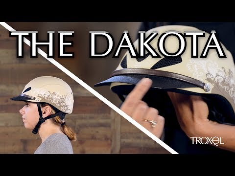 Troxel Riding Helmet Dakota Turquoise Paisley Horse Safety Low Profile Large