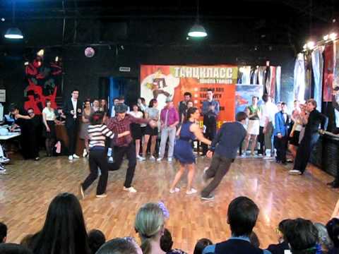 22 Lindy Hop Main Class Semi-final - Heat 2 Song 4 at Russian Open 2011