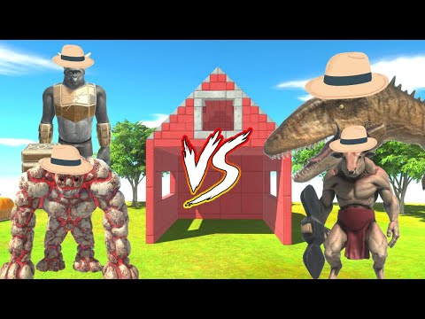 FARMER GHOR + PRIMATES + FARMER GOLEM + INFERNALS VS FARMER CARCHARODONTOSAURUS + C DINOS  - ARBS