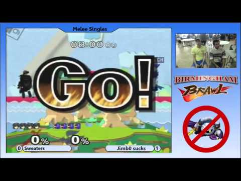 Birmingham Brawl 1 Melee Singles - Sweaters (Falcon, Marth) vs. Jimb0 (Falco)