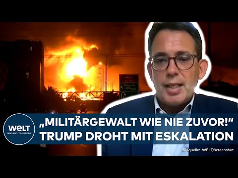 KRIEG IN NAHOST: Trump setzt Grenzen! „Militärisch nicht sinnvoll, jetzt auf Deeskalation zu setzen“