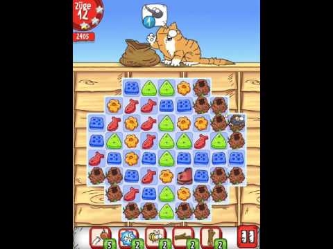 Simons Cat - Crunch Time - Level 68 - No Boosters (by match3news.com)