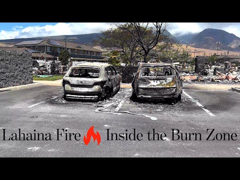 Lahaina FIRE - Inside the RESTRICTED Area - The MIRACLE Neighborhood that Survived !!!