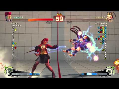 Aqua [Ibuki] vs isesuto [Viper] SSF4 Japanese Online Ranked Matches - TRUE-HD
