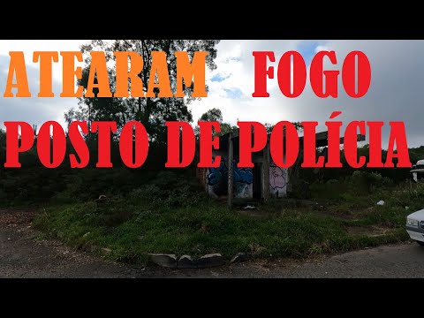 Atearam FOGO no Posto de Fiscalização da Polícia Rodoviária.
