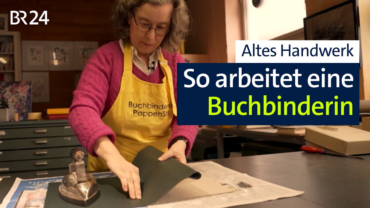 Sie gehört zu den letzten Buchbinderinnen | Abendschau | BR24