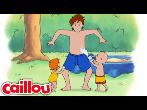 O Parque Aquático do Caillou | Caillou Português - WildBrain | Desenhos para crianças