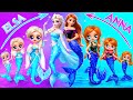 Elsa And Anna Mermaids Growing Up Frozen DIYs For LOL OMG