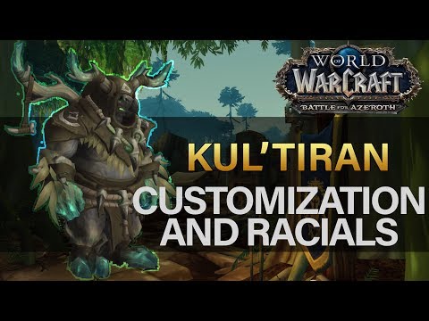 Kul'Tiran Customization & Racials