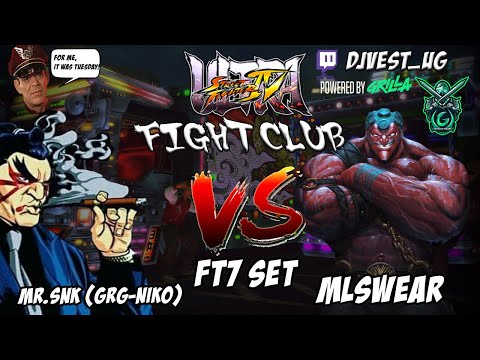 USF4 Fight Club Exhibition Series - Mr.SNK (GRG-Niko) VS MLSwear FT7 Set