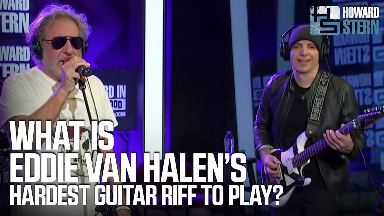 What's Eddie Van Halenâ€™s Most Difficult Guitar Riff to Play? - YouTube