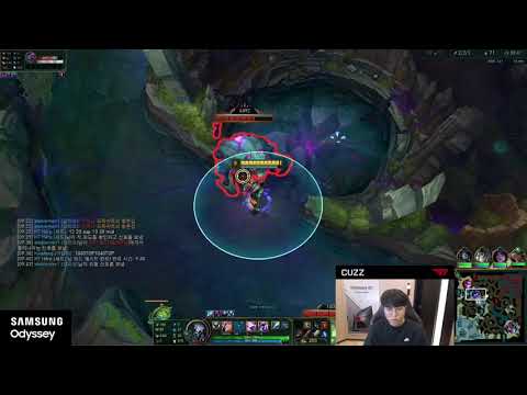 T1 CUZZ PLAYS JUNGLE KHA'ZIX VS NIDALEE - KR CHALLENGER PATCH 11.1