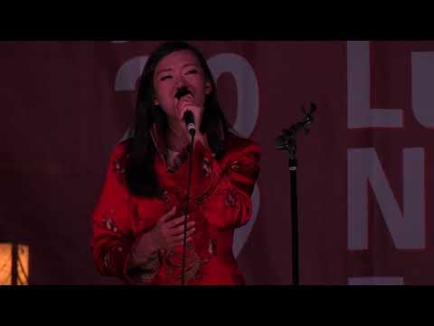 Katherine Ho Sings Yellow Live At San Gabriel New Years Celebration 2019