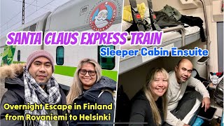 Sleeping on the Santa Claus Express Train | Overnight Escape in Finland from Rovaniemi to Helsinki