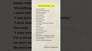 Learn English Through Story #englishforbeginners #learnenglish #englishlistening #learnenglishdaily