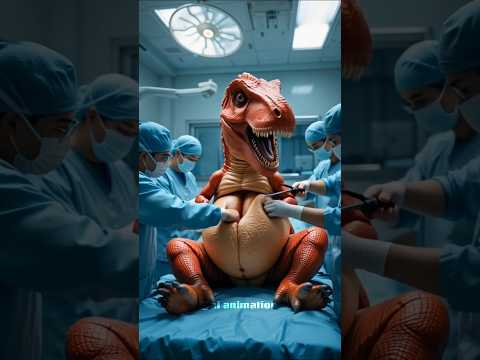 The dinosaur's stomach hurts a lot #youtubeshorts #dinosaur #cartoon #animals #ai