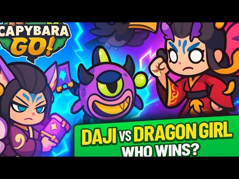 “DAJI vs DRAGON GIRL – Best DPS for Boss Fights? (Damage Test!) | Capybara Go”
