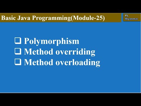 Polymorphism in Java(Module-25)