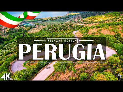 Beautiful Perugia 4K • Relaxing Italian Music, Instrumental Romantic • Video 4K UltraHD