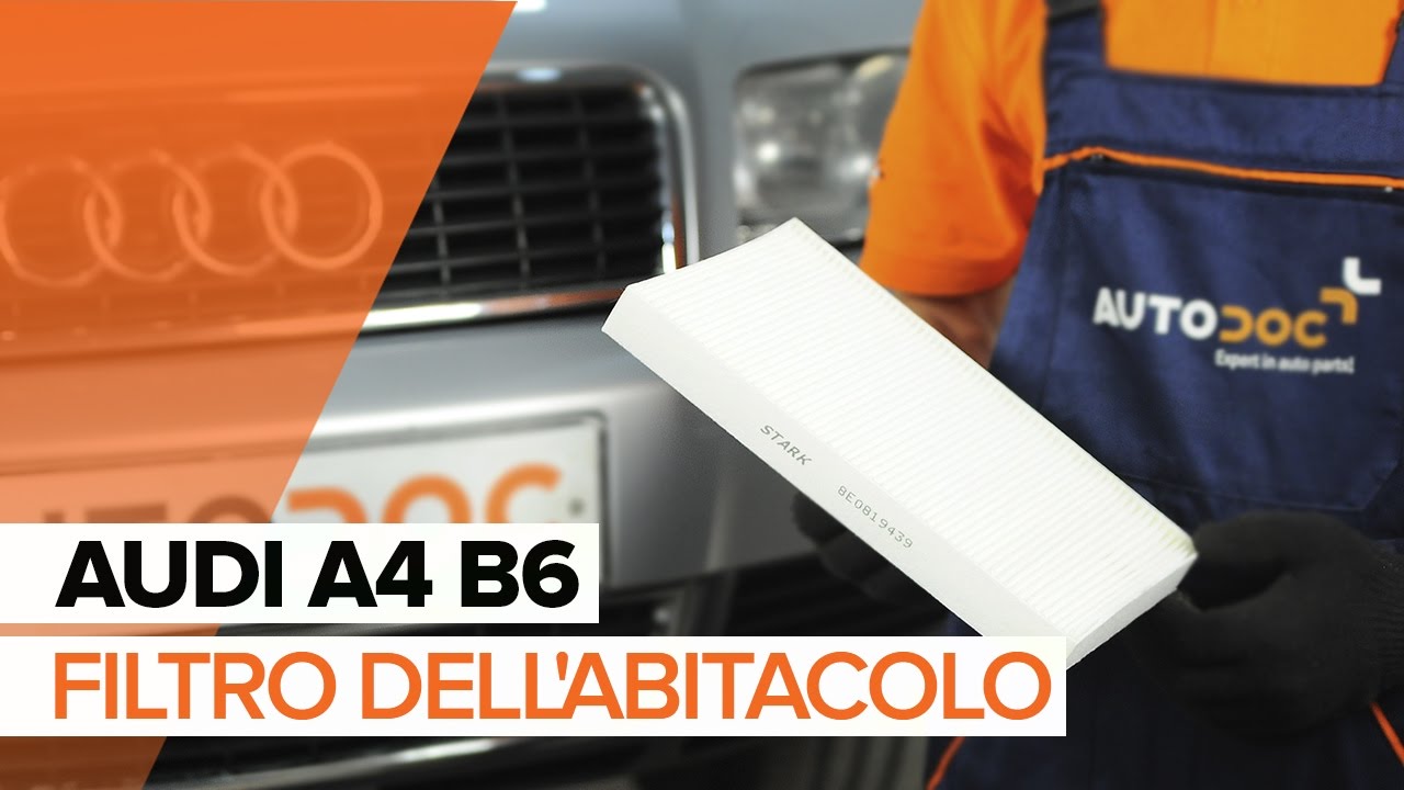 Come cambiare filtro antipolline su Audi A4 B6 - Guida alla sostituzione