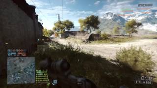 Battlefield 4　ライフルでヘリパイロットを撃ち抜いてみた