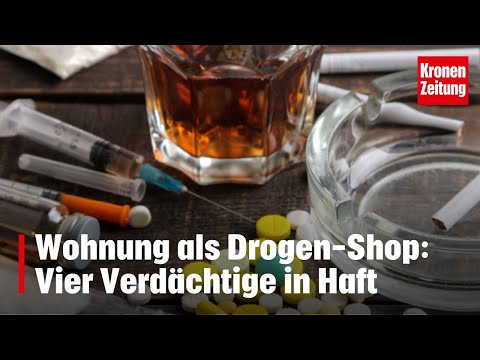 Wohnung als Drogen-Shop: Vier Verdächtige in Haft  | krone.tv NEWS