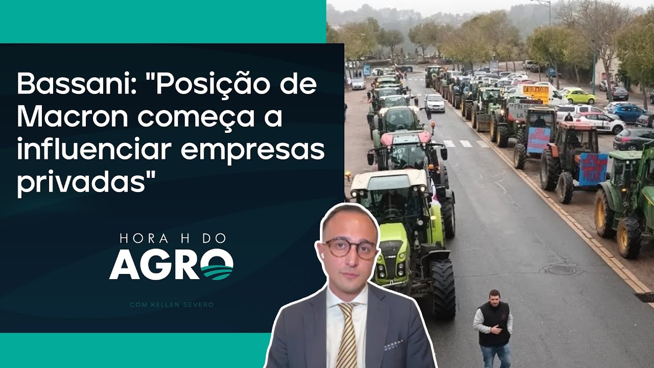 Agro da França protesta contra acordo Mercosul e UE I HORA H DO AGRO