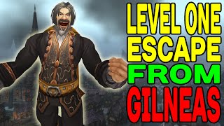 World of Warcraft: ESCAPE from Gilneas at LEVEL ONE !!!