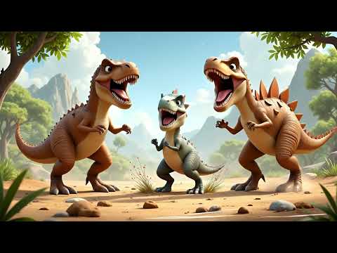 ROAR! 🦖 Das große T-Rex Lied | Stampf mit den Dinos! | Kinderlied