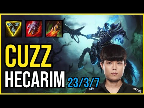 CUZZ - HECARIM vs. ELISE Jungle | KR CHALLENGER | PATCH 11.2