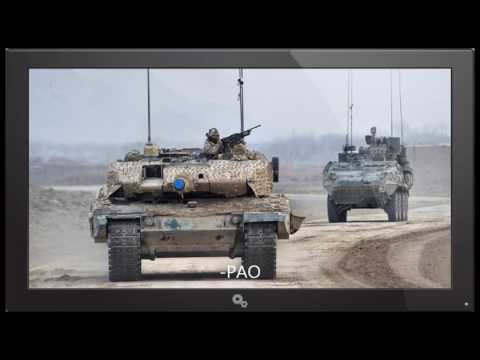 Canada's largest armoured predator the Leopard 2A6M Tank.