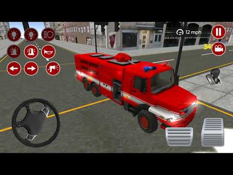 Mini Firefighter Truck Driving Zil 131- Real Fire Truck Simulator - Android Gameplay