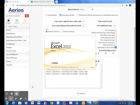 Emailing From Aeries