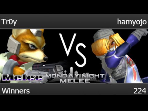 MNM 224 - Tr0y (Fox) vs SD | hamyojo (Sheik) Winners - Melee