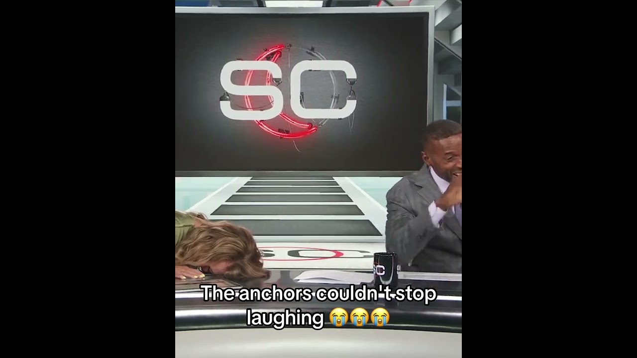 SportsCenter couldn't hold it together 🤣