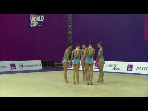 U.S. Group - Three Balls/Two Ropes - 2017 Pesaro World Cup - Rhythmic Finals