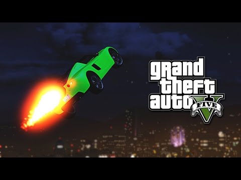 OVAJ AUTO MOZE DA LETI ! Grand Theft Auto V - Zezanje po Gradu w/Cale,Sane