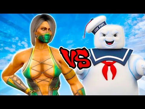 Jade (Mortal Kombat) Vs The Stay Puft - Epic Battle - Left 4 dead 2 Gameplay (L4D2 Custom Skin Mod)