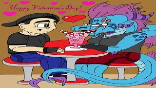 RetroRobby & Hope The Dragoness On A Valentine's Day Date